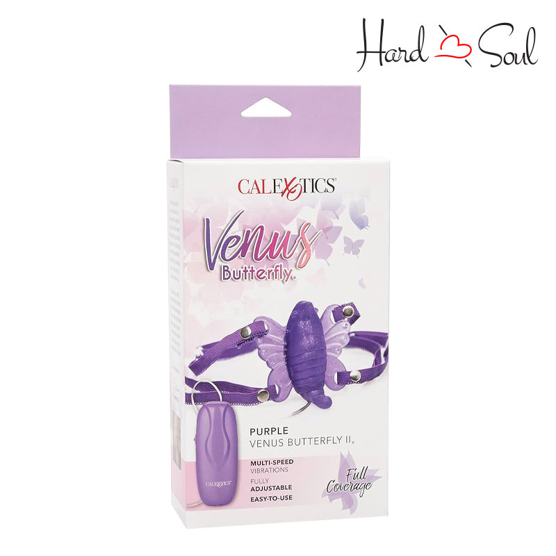 A Box of Purple Venus Butterfly II Vibrator - HardnSoul