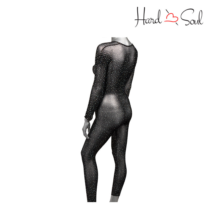 Back Side of Radiance Crotchless Full Body Suit - HardnSoul