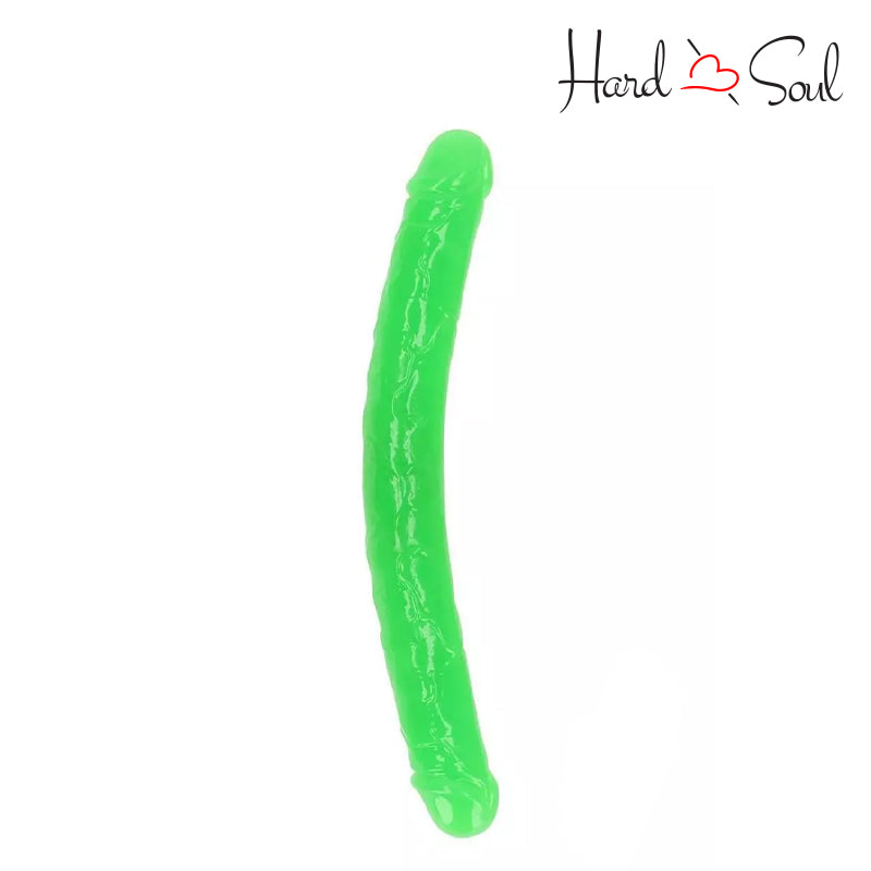 RealRock GITD 15 Inch Double Dildo Green - HardnSoul