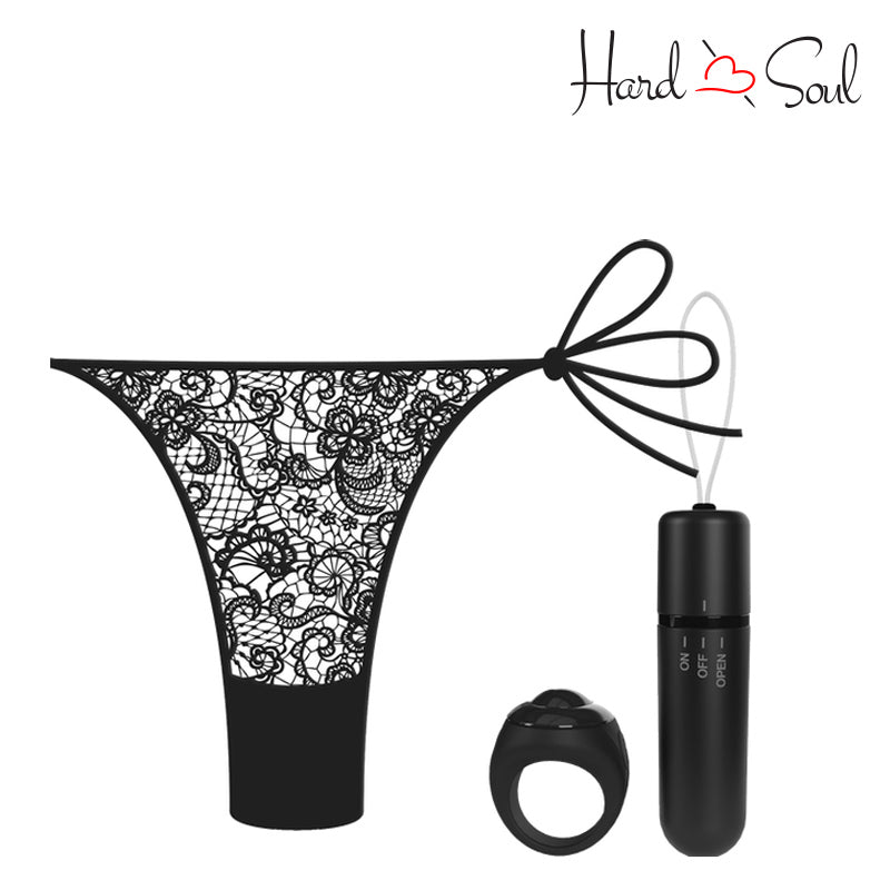 A Screaming O My Secret Remote 4T Panty Vibe Black Set - HardnSoul
