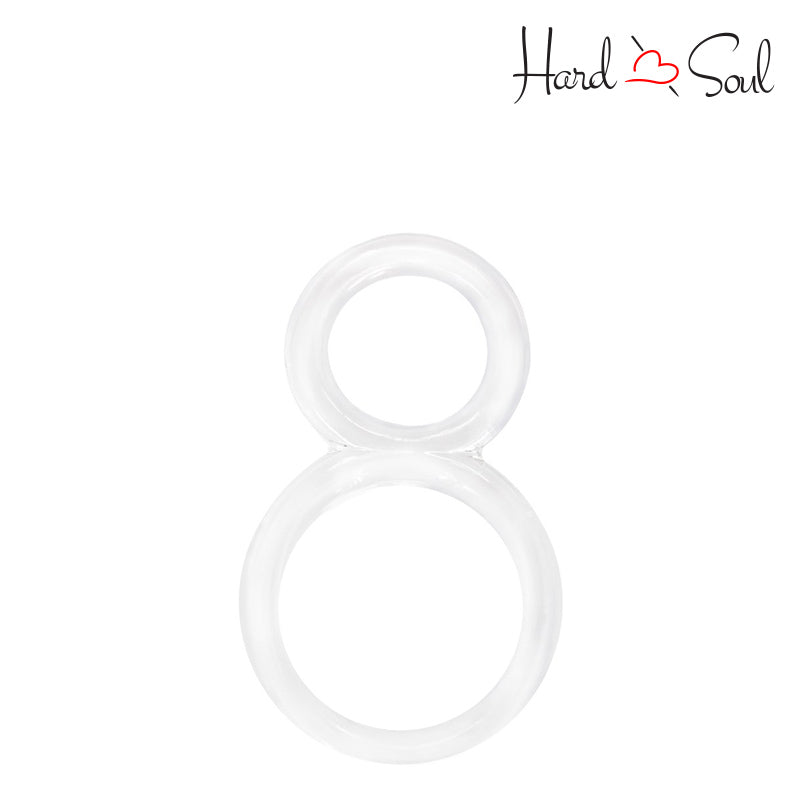 A Screaming O Ofinity Double Cock Ring Clear - HardnSoul