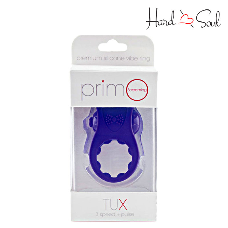 A Box of Screaming O PrimO Tux Vibrating Ring Purple - HardnSoul