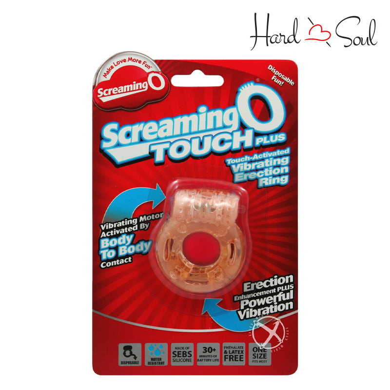 A Box of Screaming O Touch Plus Cock Ring Vanilla - HardnSoul