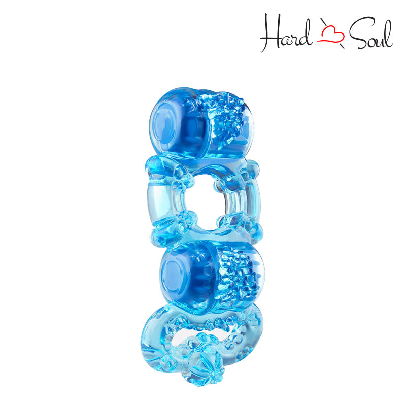 A Screaming O Tri-O Triple Pleasure Ring Blue - HardnSoul