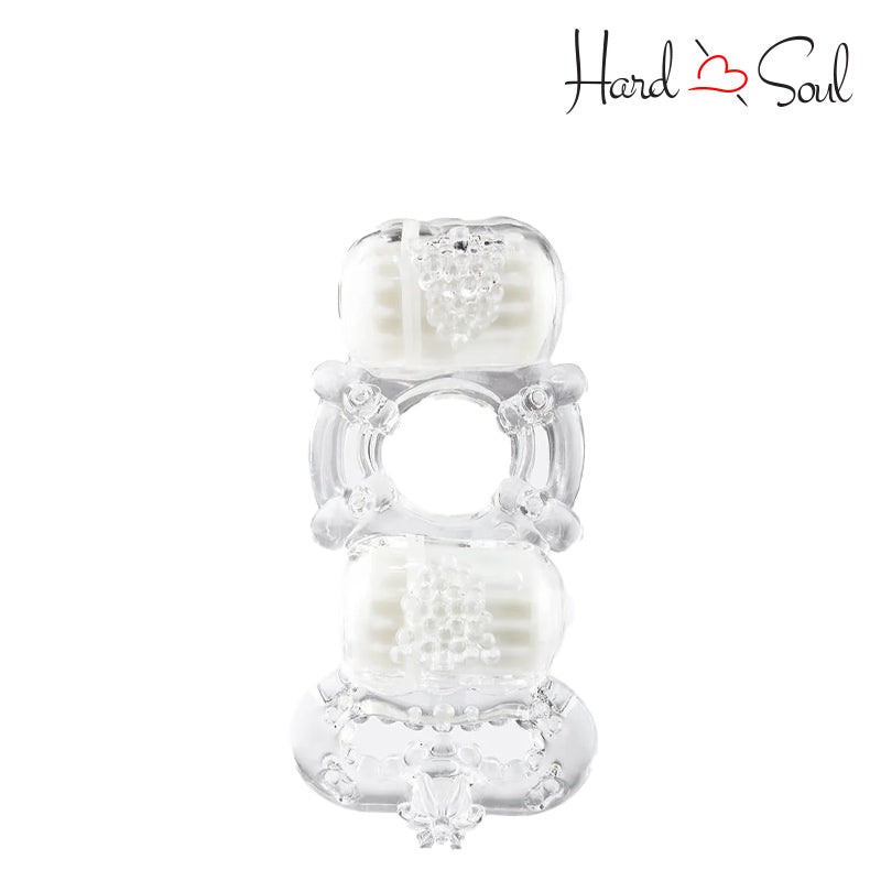 A Screaming O Tri-O Triple Pleasure Ring Clear - HardnSoul