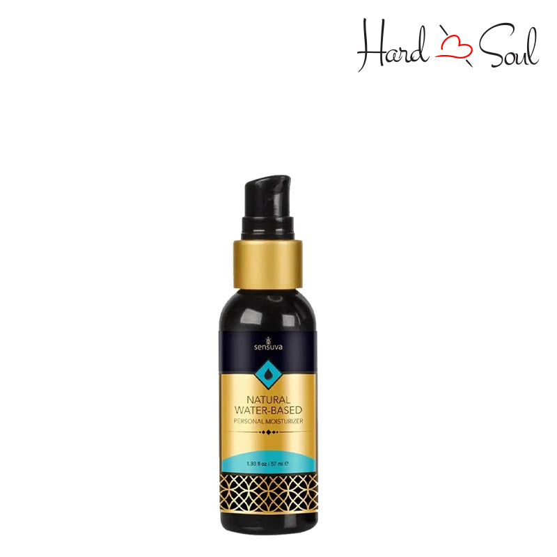 Front Side of a Box of Sensuva Natural Water Based Original Lubricant 1.93oz - HardnSoul