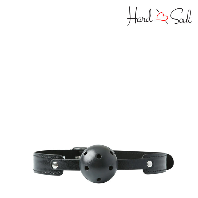 A Sex & Mischief Breathable Ball Gag Black - HardnSoul