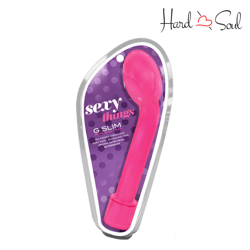 A Box of Sexy Things G Slim Petite G-Spot Vibrator Pink - HardnSoul