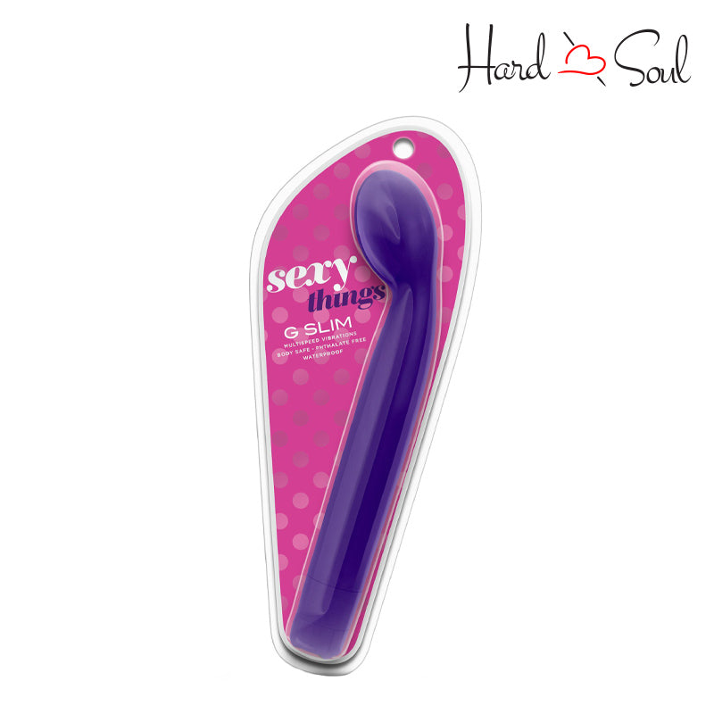 A Box of Sexy Things G Slim Vibrator Purple - HardnSoul