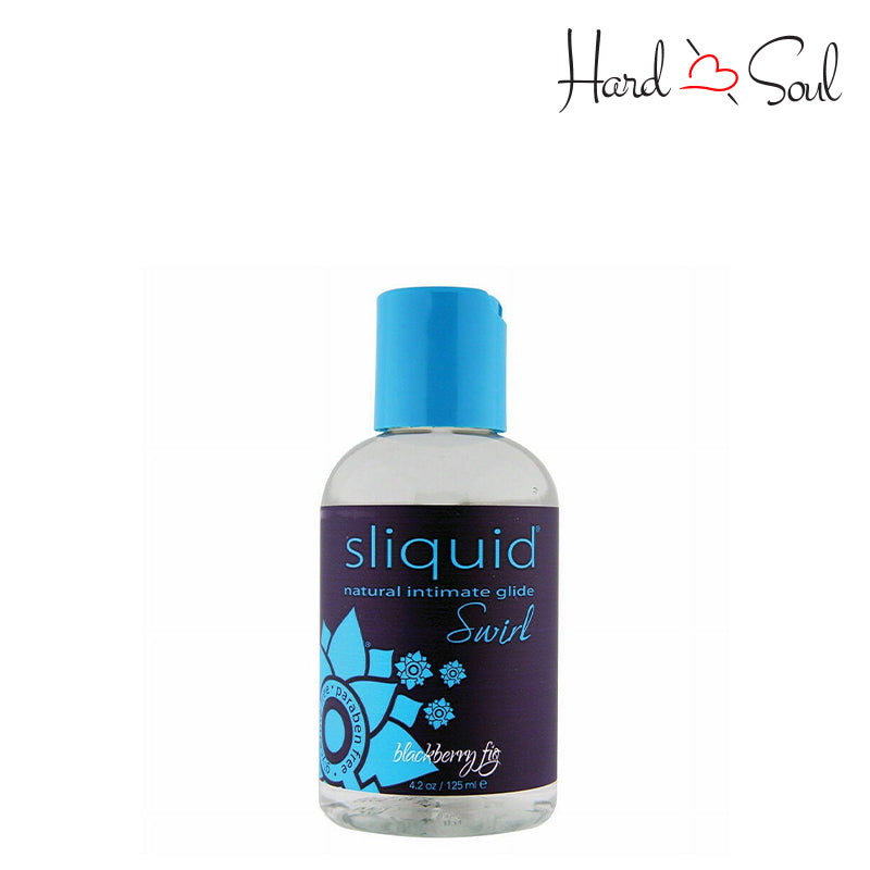 A Bottle of Swirl Intimate Glide Blackberry Fig 4.2oz - HardnSoul