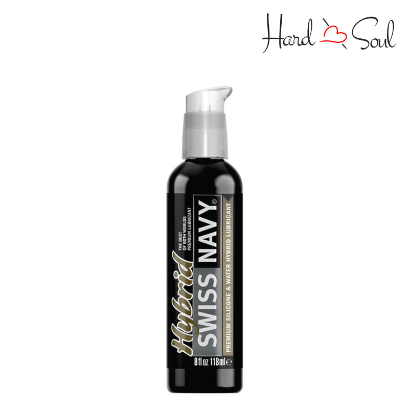 A Bottle of Swiss Navy Hybrid Lubricant 8oz - HardnSoul
