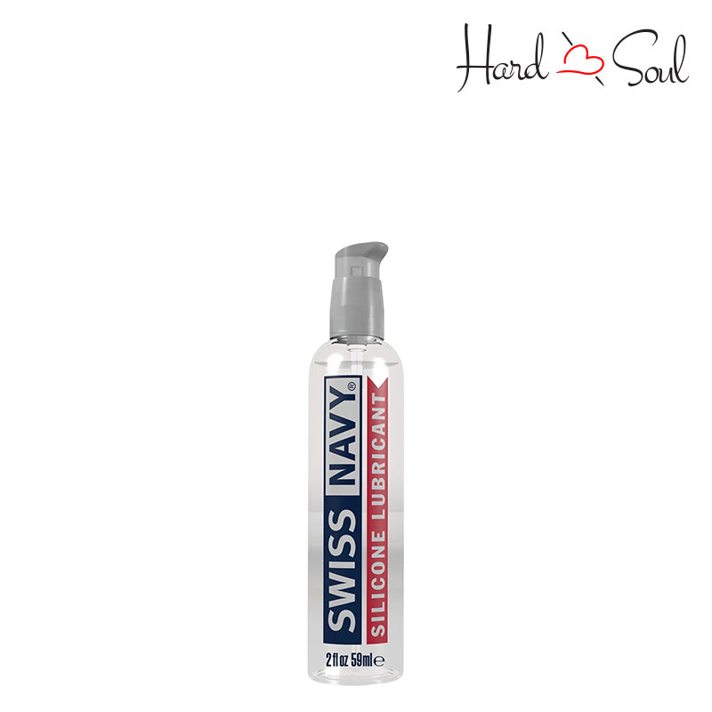 A 2oz bottle of Swiss Navy Silicone Lubricant - HardnSoul