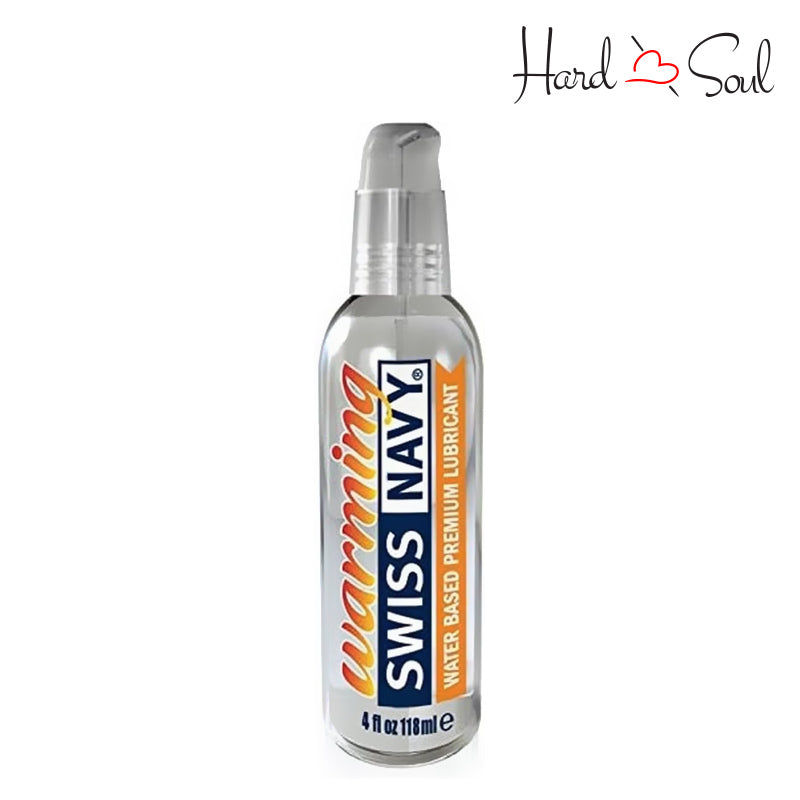 A 4oz bottle of Swiss Navy Warming Lubricant - HardnSoul