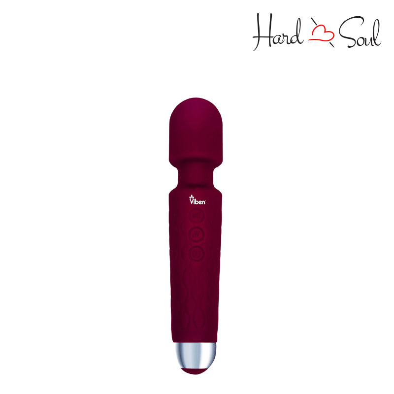 Tempest Intense Wand Massager Ruby with adjustment buttons  - HardnSoul