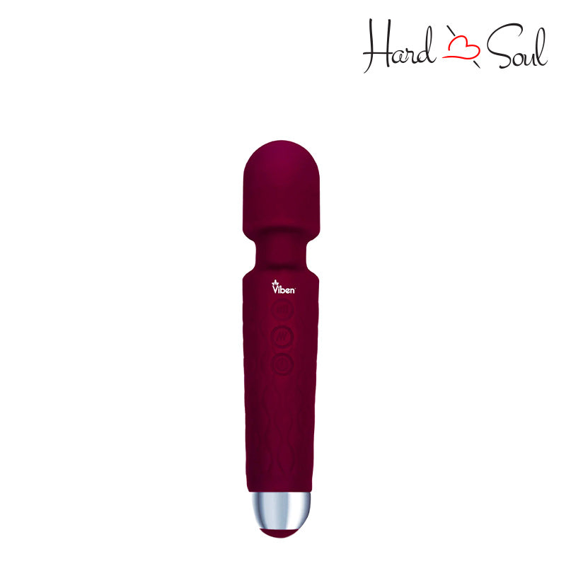 Tempest Intense Wand Massager Ruby with adjustment buttons - HardnSoul