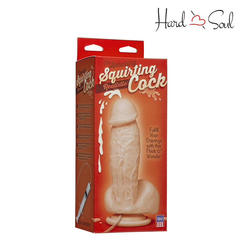 A Box of The Amazing Squirting Realistic Cock 6" - HardnSoul