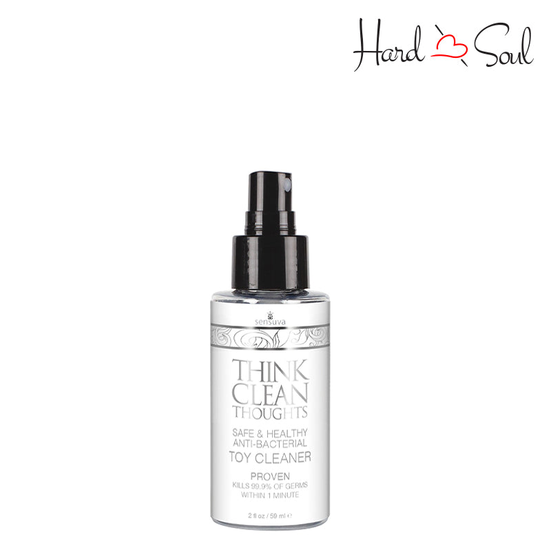 A Bottle of Think Clean Thoughts Anti-Bacterial Toy Cleaner 2oz - HardnSoul