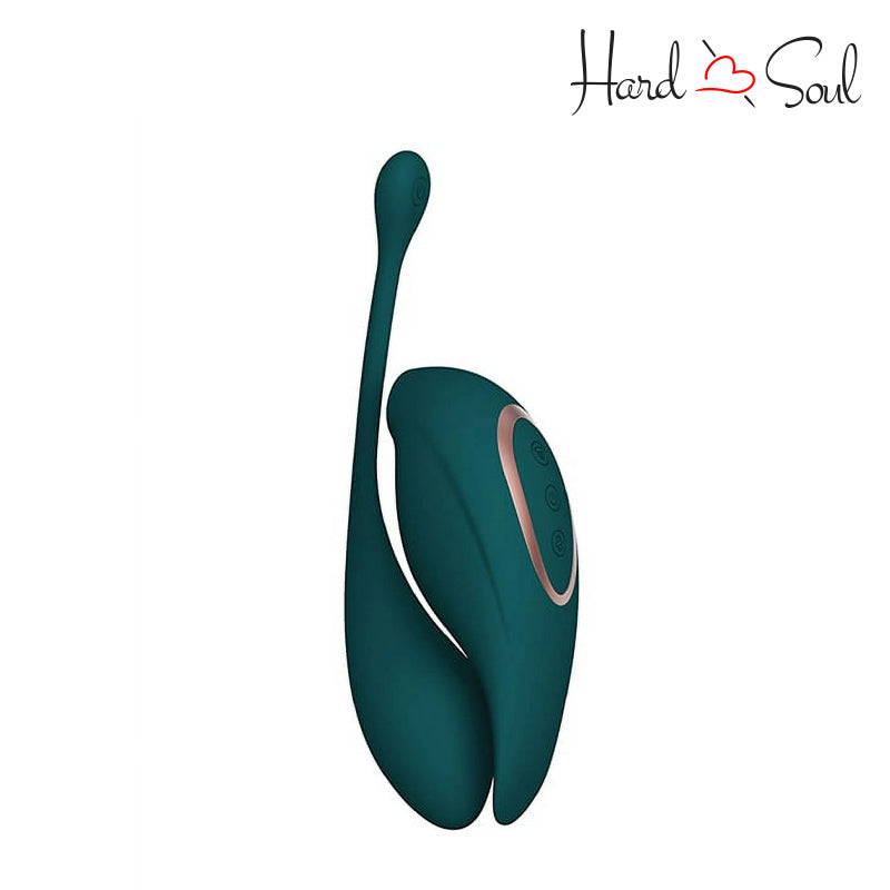 Twitch 2 Silicone Suction & Egg Vibrator Green - HardnSoul