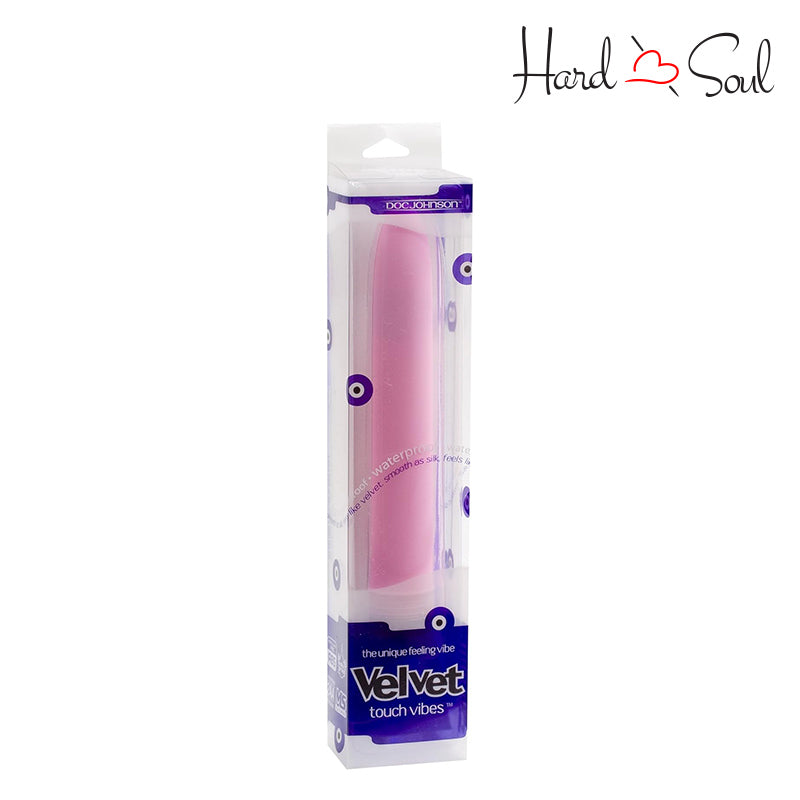 A Box of Velvet Touch Waterproof Vibrator Pink 7" - HardnSoul
