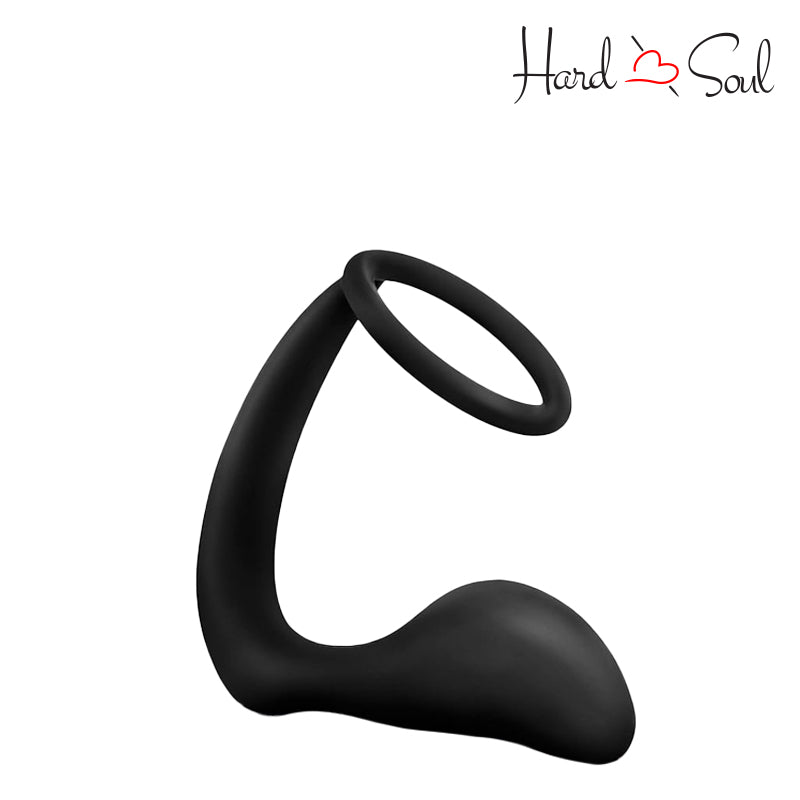 An Anal Adventures Platinum Cock Ring Plug - HardnSoul