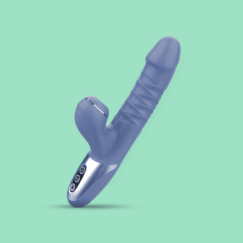 A vibrator on a green background