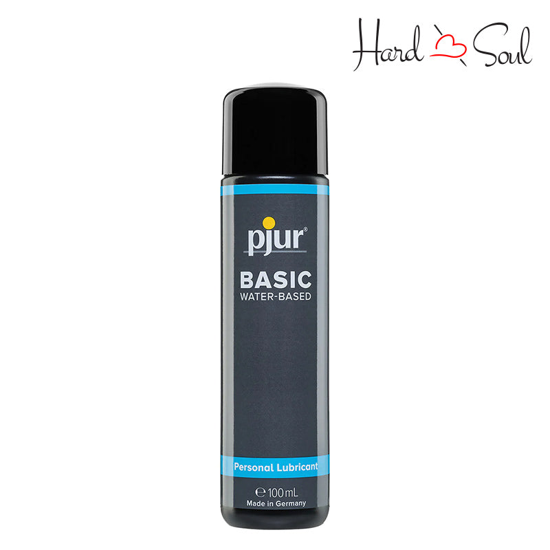 A 3.4oz bottle of pjur BASIC Water Based Personal Lubricant - HardnSoul