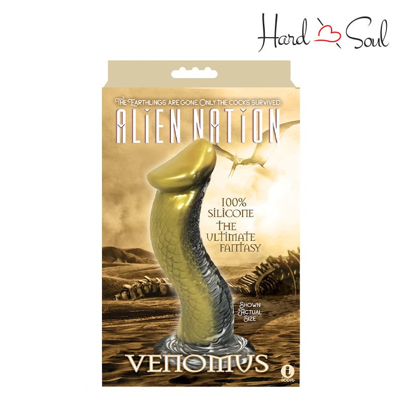 A Box of Alien Nation Venomus Creature Dildo - HardnSoul