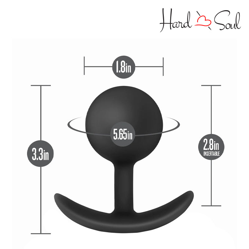 Anal Adventure Platinum Vibra Plug Black Anal Adventure Platinum Vibra Plug Black