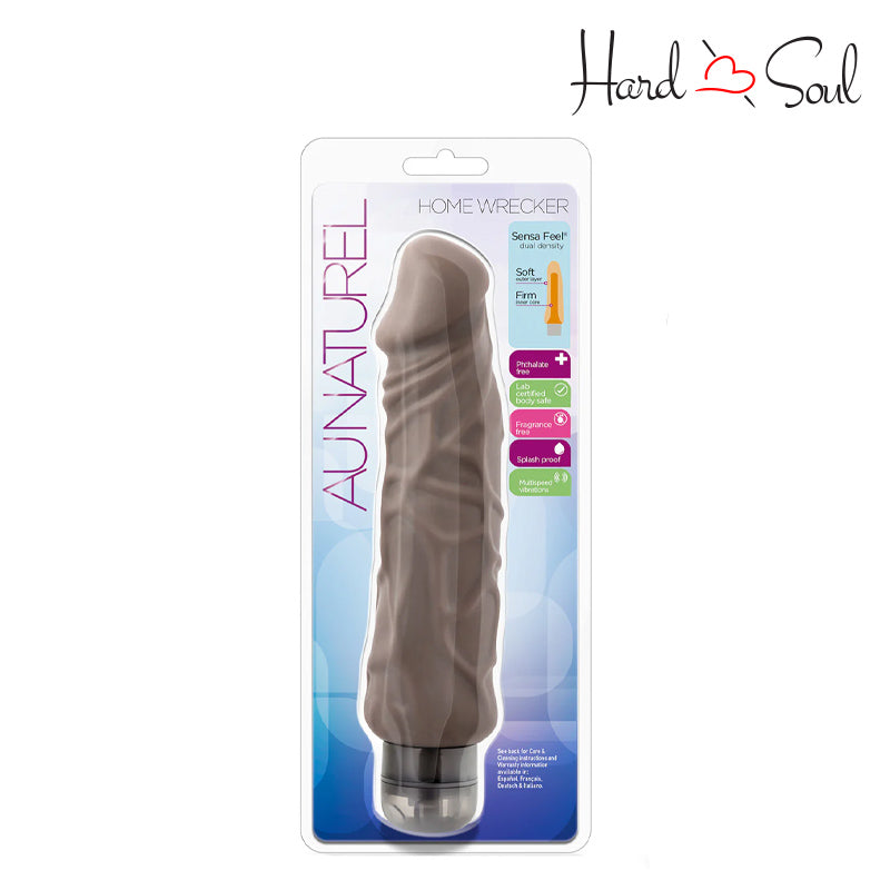 A Box of Au Naturel Home Wrecker Vibrating Dildo 9.5" - HardnSoul