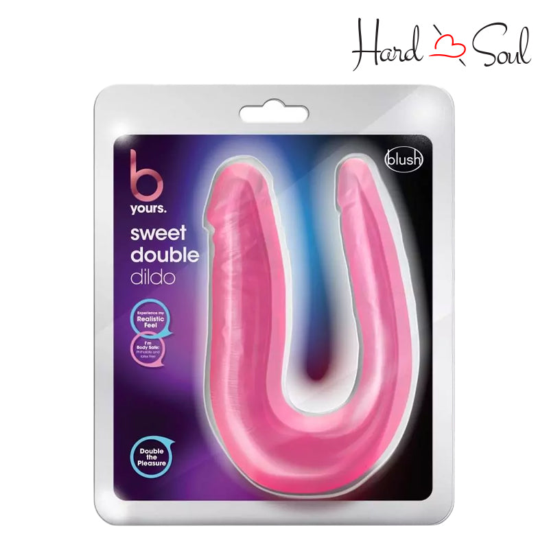 A Box of B Yours Sweet Double Dildo Pink - HardnSoul
