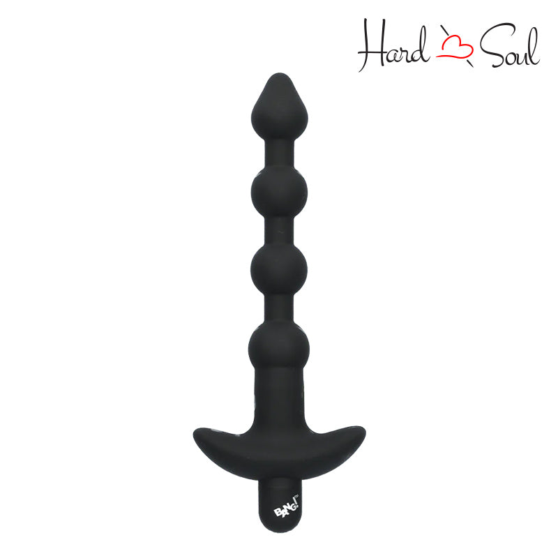 Bang Remote Control Vibrating Silicone Anal Beads Black