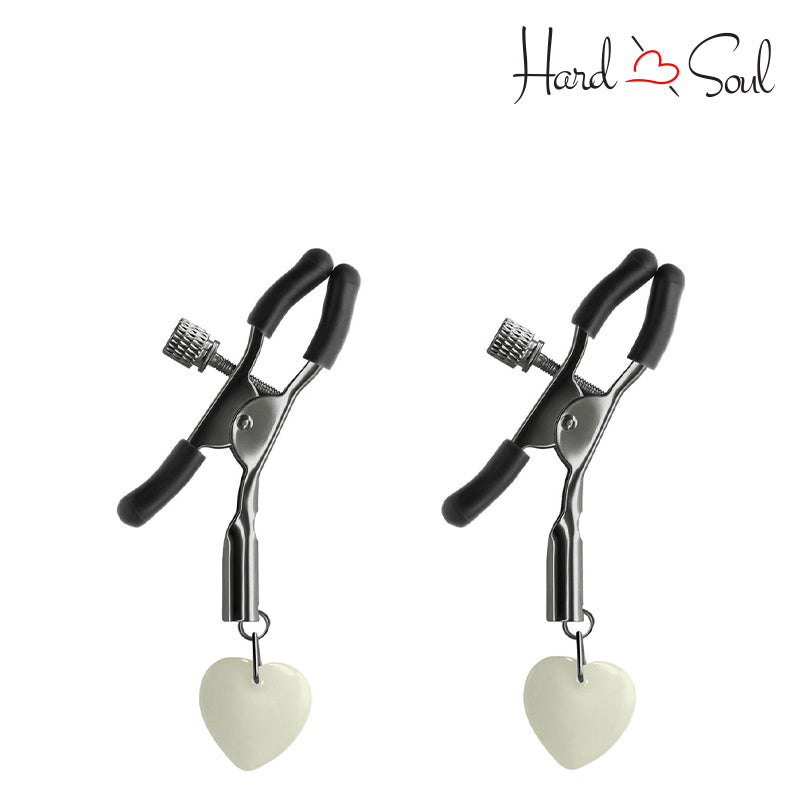 Bound Nipple Clamps G3 Glow In the Dark Gray - HardnSoul