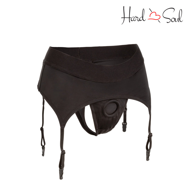 Side of Boundless Thong with Garter S/M - HardnSoul