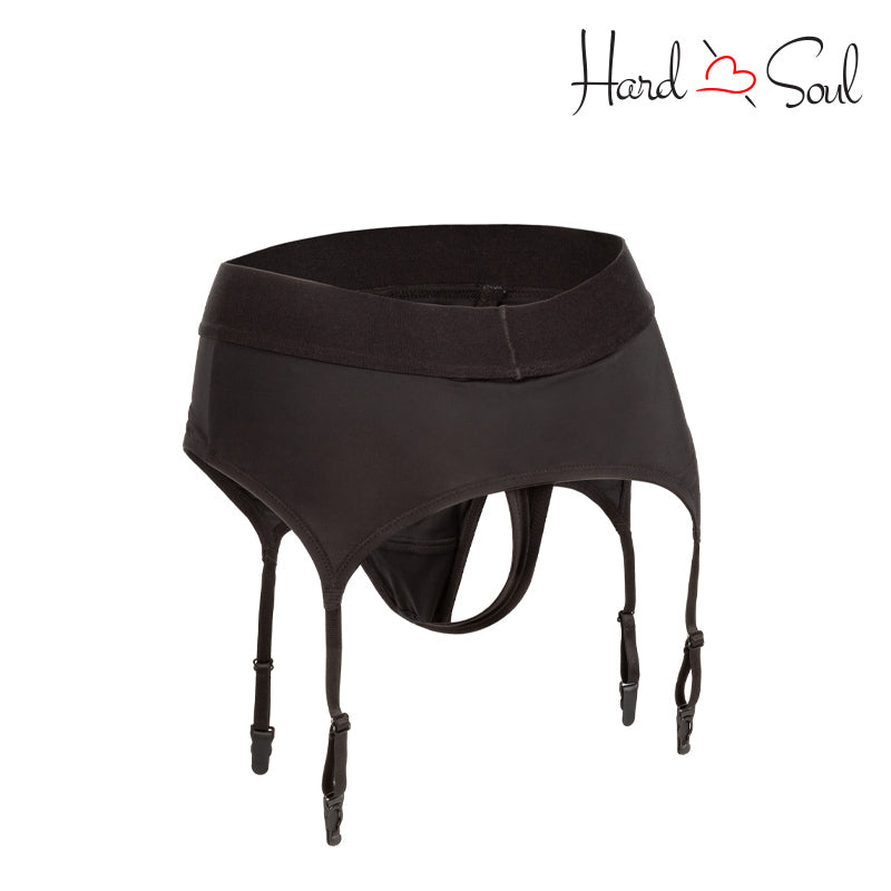 Back Side of Boundless Thong with Garter S/M - HardnSoul