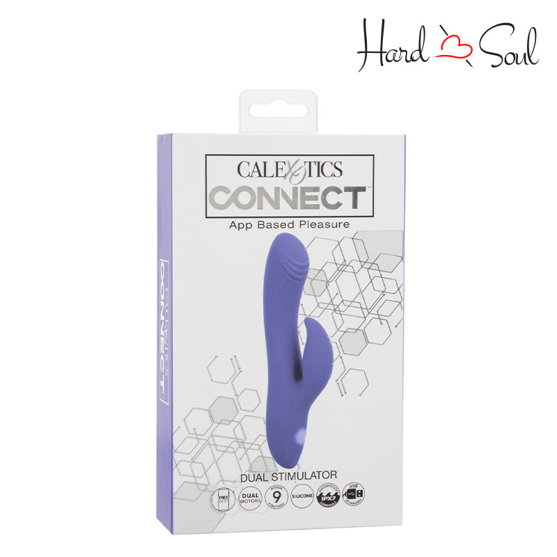 A box of CalExotics Connect App Controlled Dual Stimulator - HardnSoul