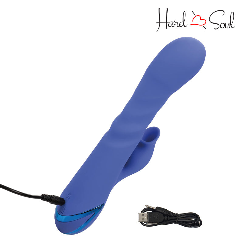 A California Dreaming L.A. Love Vibrator Blue with Charger - HardnSoul