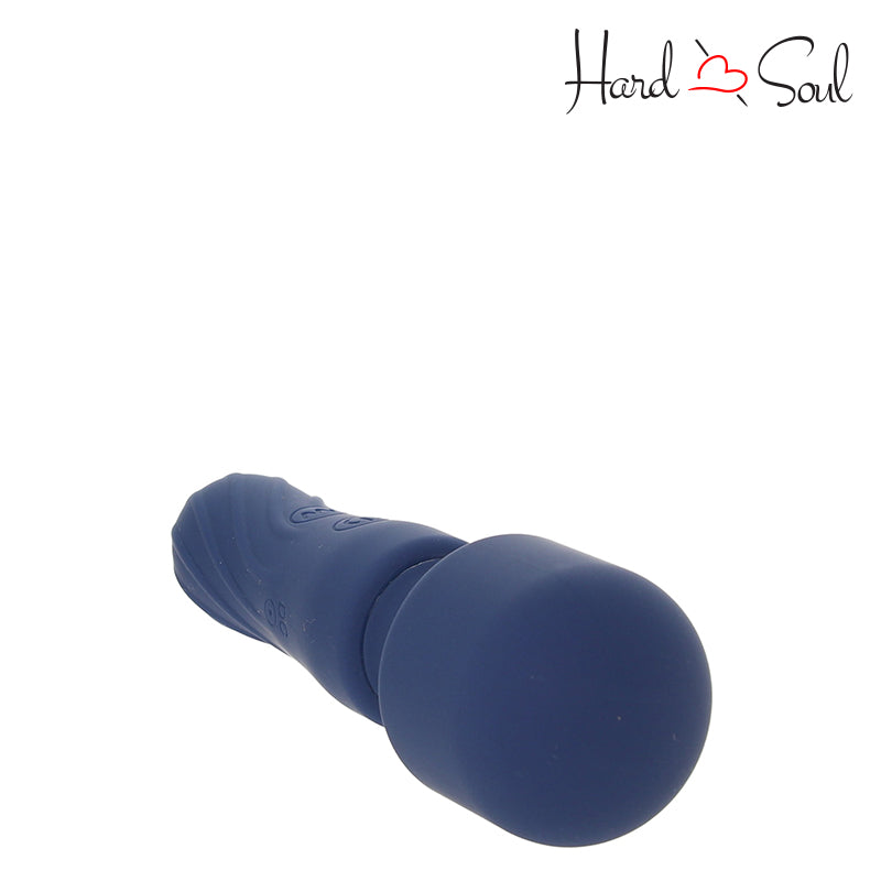 Top of Charisma Charm Rechargeable Silicone Massager Wand Blue - HardnSoul