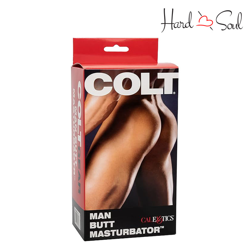 Front Side of a Box of COLT Man Butt Realistic Masturbator - HardnSoul