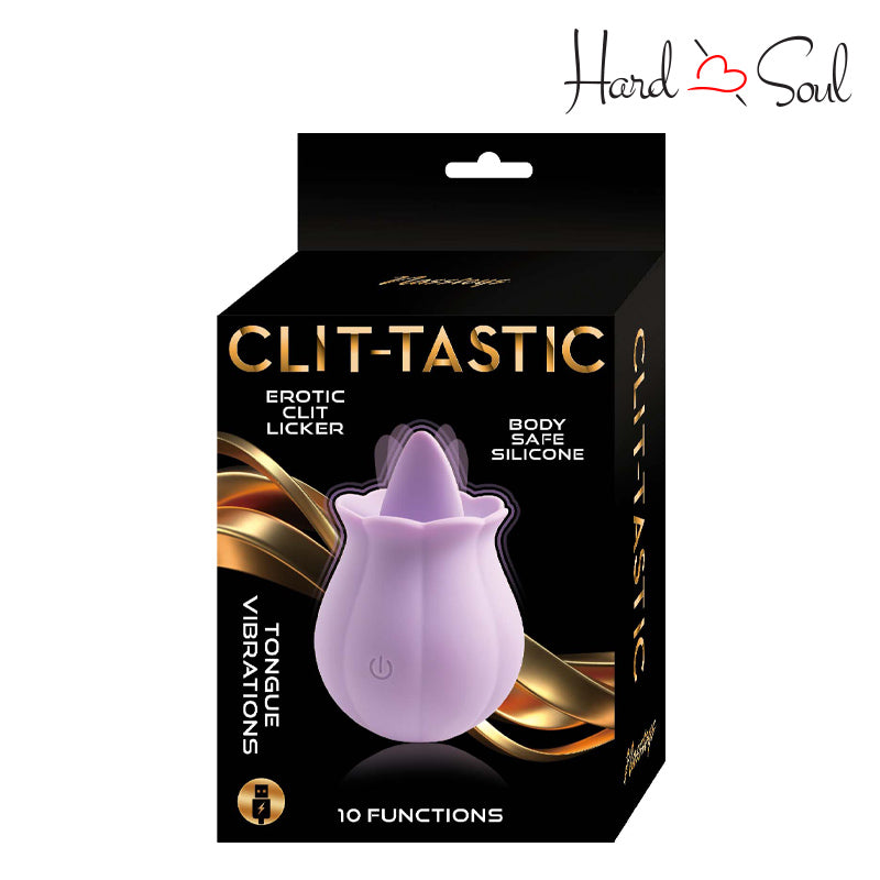 A Box of Clit-Tastic Erotic Clit Licker Lavender - HardnSoul