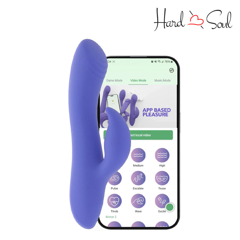 A phone application of CalExotics Connect App Controlled Dual Stimulator - HardnSoul