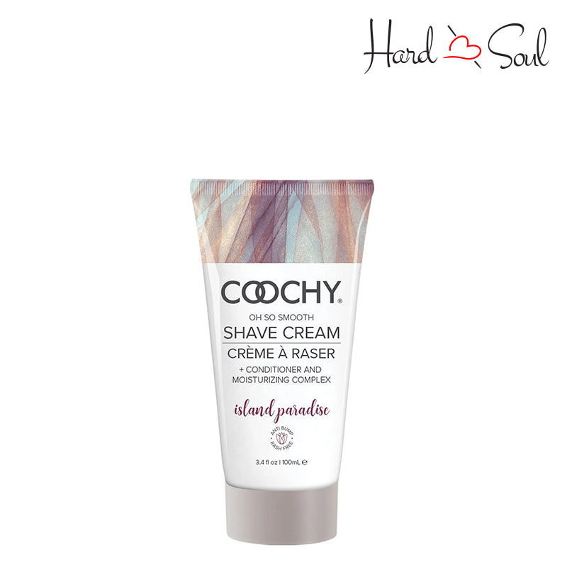 A Tube of Coochy Shave Cream Island Passion 3.4oz - HardnSoul