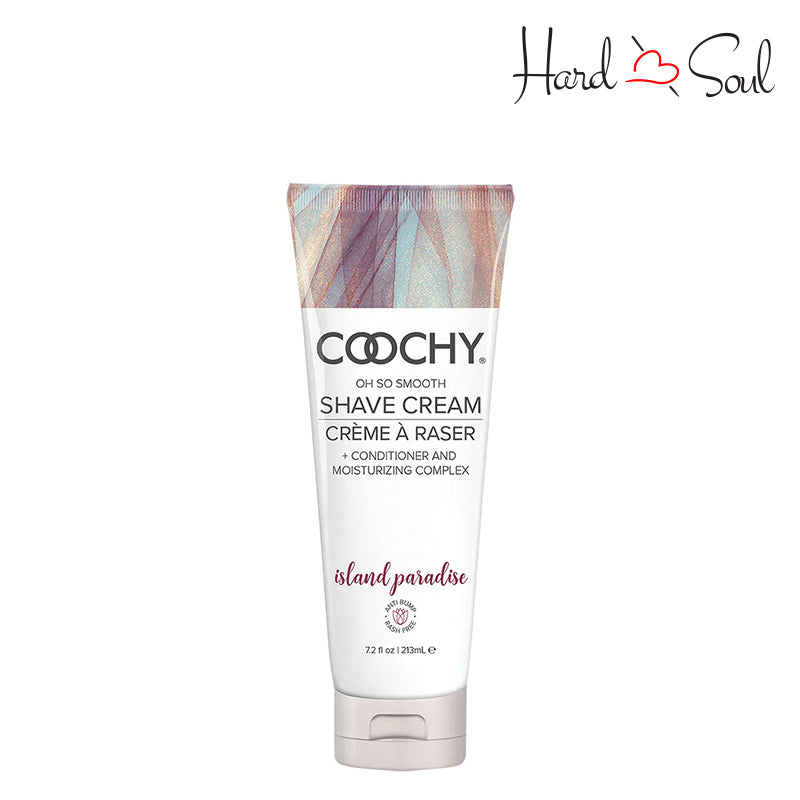 A Tube of Coochy Shave Cream Island Passion 7.2oz - HardnSoul