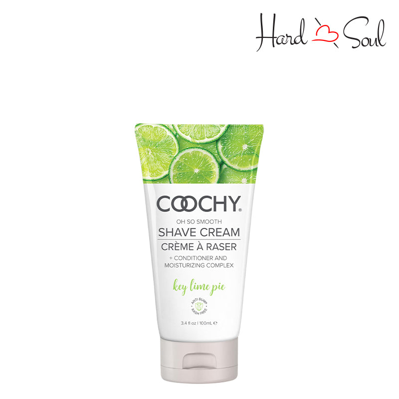 A Tube of Coochy Shave Cream Key Lime Pie 3.4oz - HardnSoul