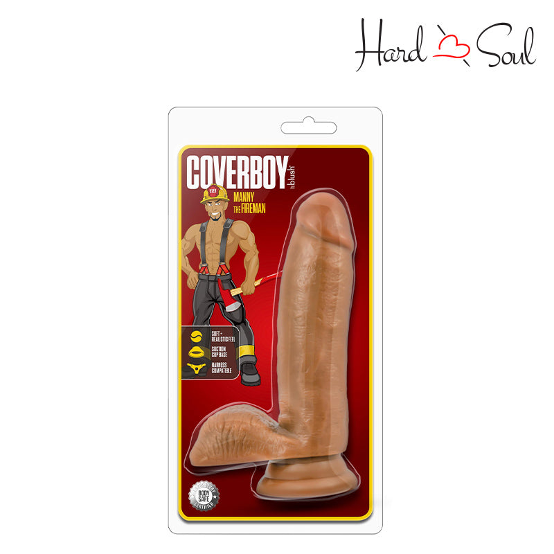 A Box of Coverboy Manny The Fireman Dildo - HardnSoul