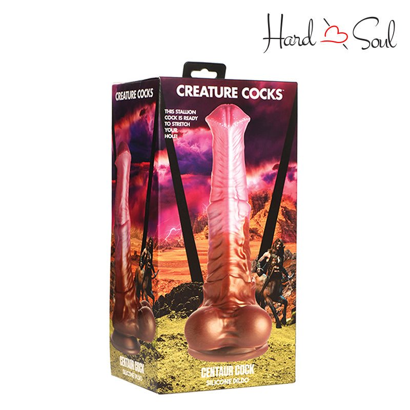 A Box of Creature Cocks Centaur Cock Silicone Dildo - HardnSoul