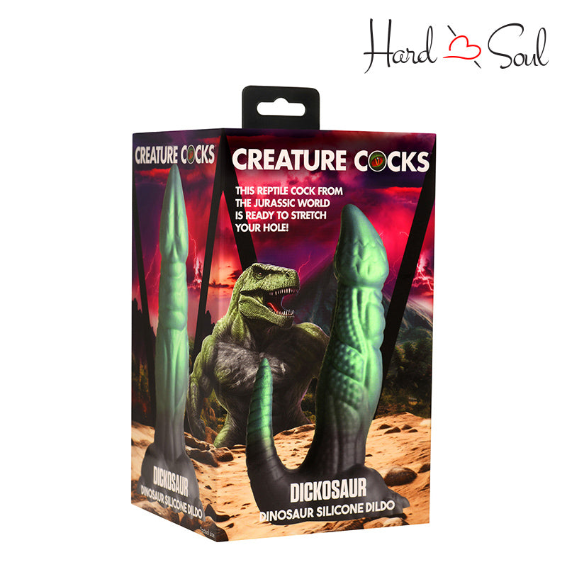 A Box of Creature Cocks Dickosaur Dinosaur Dildo - HardnSoul