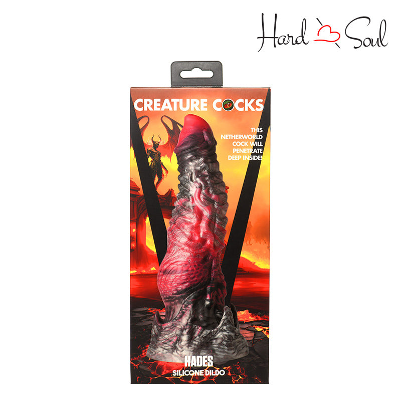 A Box of Creature Cocks Hades Silicone Dildo - HardnSoul