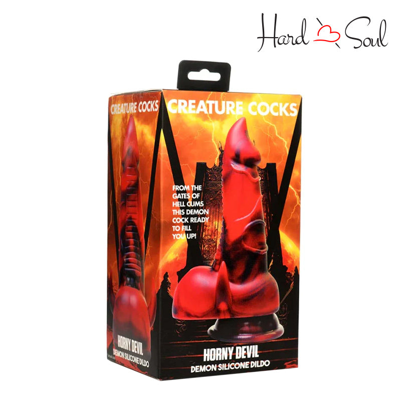 A Box of Creature Cocks Horny Devil Demon Dildo - HardnSoul