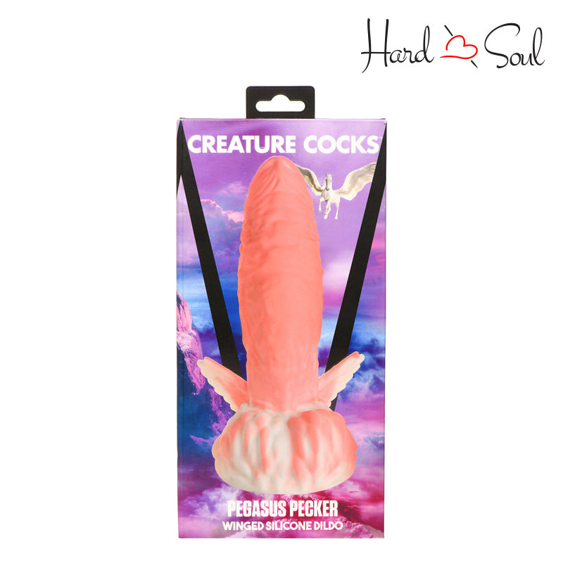 A Box of Creature Cocks Pegasus Pecker Winged Dildo - HardnSoul