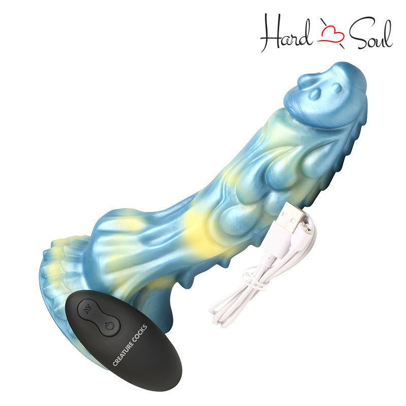 A Creature Cocks Sea Stallion Vibrating Dildo with cable and remote control - HardnSoul